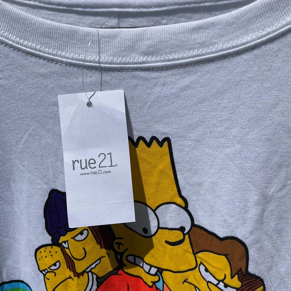 NWT rue21 The Simpsons Kwik-E-Mart Graffiti Graphic Long Sleeve Shirt XXL - Picture 7 of 7